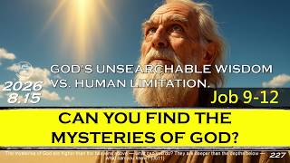 [FineFoods7]Aug15|Job9-12|Can You Find the Mysteries of God#1bibleayear2026