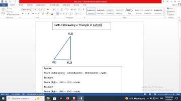 |Plots of beautiful graphs in laTeX with nepali language Part:-4( Draw a Triangle )|