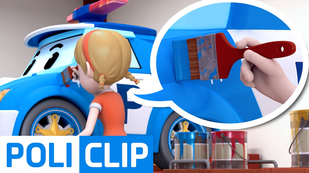 Let's Paint the Rescue Team🖌️ | Robocar POLI Clip | Cartoon for Children | Robocar POLI TV