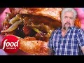 Guy Eats "One Of The Most REMARKABLE Burgers" He Has Ever Had | Diners, Drive-Ins & Dives
