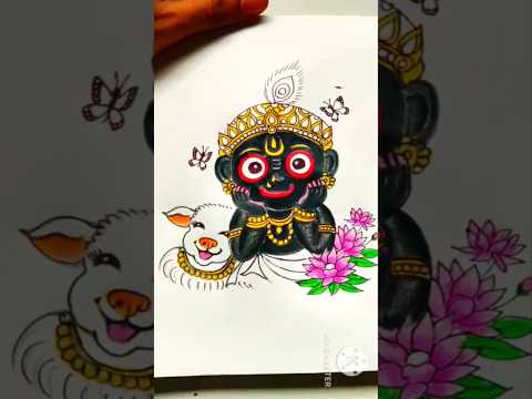 Jagannath Rath Yatra special Drawing of cute Lord Jagannath