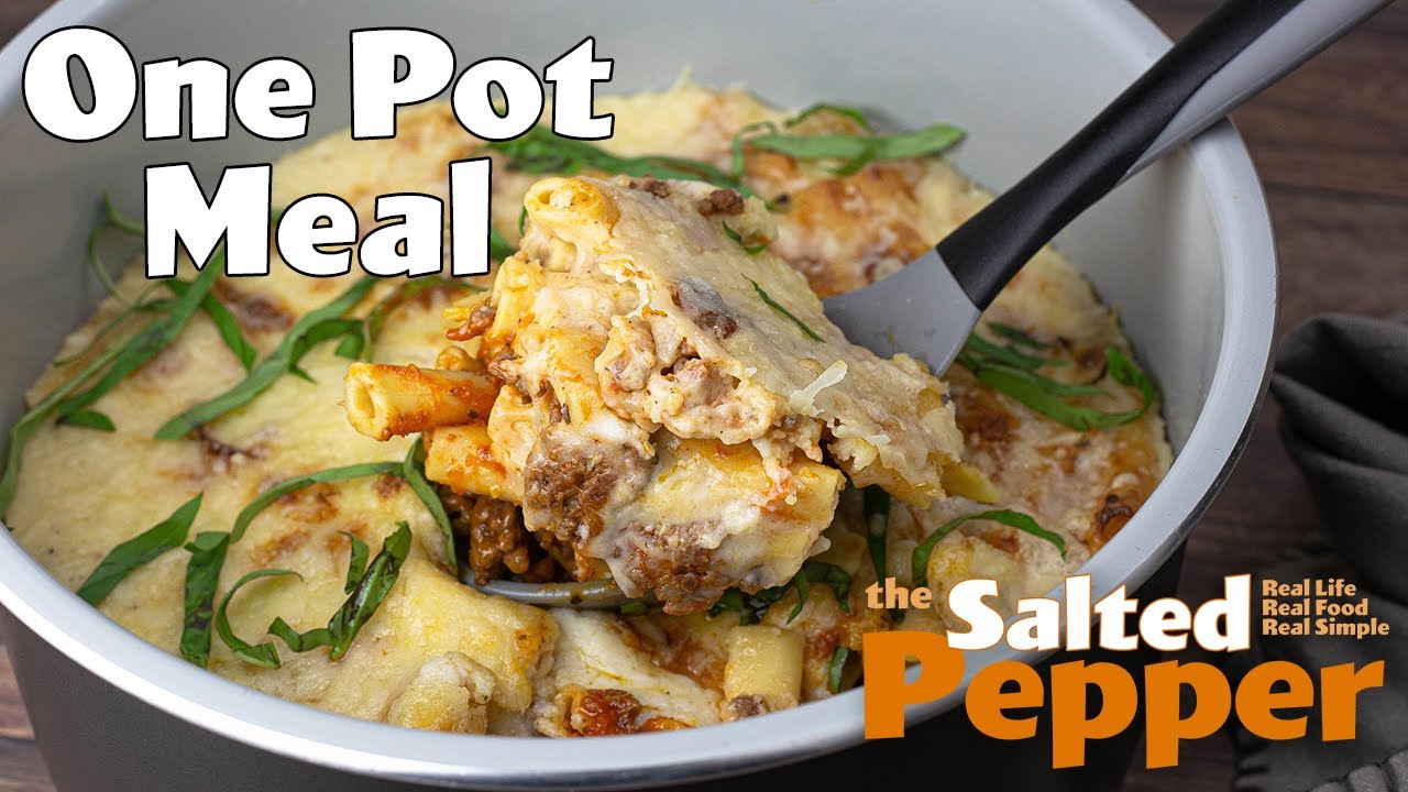 Creamy, Cheesy, & Easy Baked Ziti ~ Ninja Foodi or Instant Pot Recipe