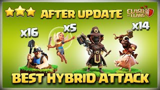How To use TH13 Hybrid | Hog Miner Attack Strategy | Th 13 Hybrid | Best TH13 Attack Cwl in Coc