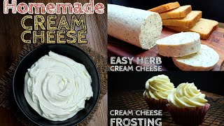 How to make Cream Cheese at home Recipe ~ Just 3 Ingredients| Cheese Spread