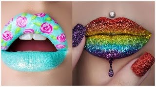 Lipstick Tutorial Compilation January 2017 ♥