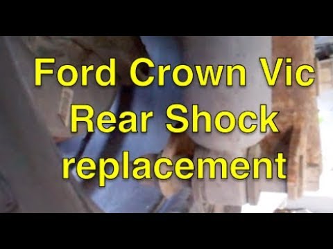 Ford Crown Vic P71 P7B rear shocks replacement