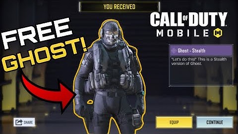 How to get Ghost Stealth skin in CODM for free [2024]