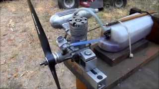 ASP 46BB ABC RC ENGINE RUNNING!