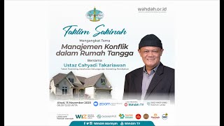 Taklim Sakinah - Manajemen Konflikdalam Rumah Tangga