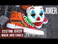 DIY Halloween Costume | Custom Joker Mask, Shoes, and Pumpkin | Angelus Paints