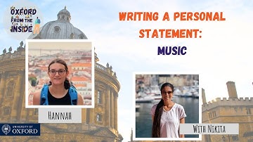 Oxford from the Inside #135: Writing a Personal Statement for Music