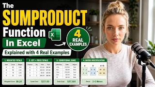 The SUMPRODUCT Function in Excel, Explained with 4 Real Examples