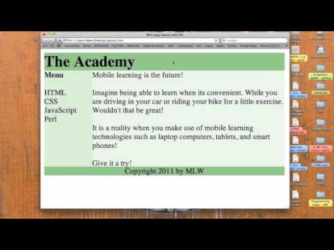 HTML: Layout with Div