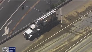 Hazmat spill on Hwy 92 in San Mateo shutdowns streets