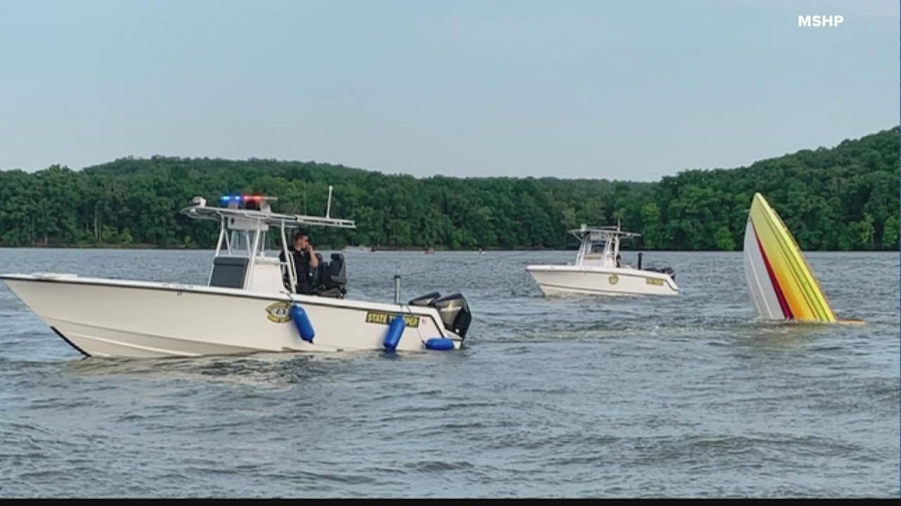Boat capsized at Lake of the Ozarks over Memorial Day