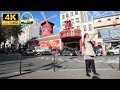 I Walk From MOULIN ROUGE to Sacré Coeur Basilica | 4K Walking Tour