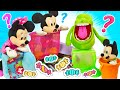 Çocuk videoları! Mickey Mouse çocuğu şeker yiyip başka yerlere hareket ediyor!