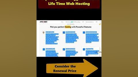 Top 5 Tips For Bloggers to Choose Life Time Web Hosting for best Perfomance