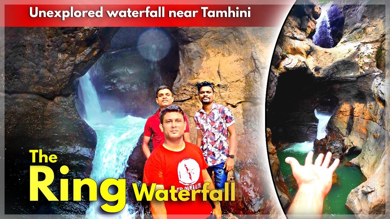 Ring Waterfall, Near Tamhini (Pune) with Drone Shots | Azad Jadhav | Exploring miles