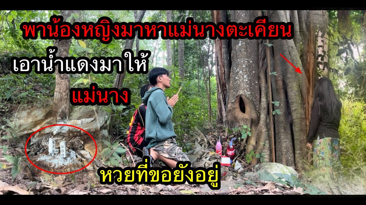 เอาน้ำแดงของเส้นไหว้มาให้“แม่นางตะเคียน”ทำไมท่านไม่ออกมาหาน้องหญิงหรือว่า.!??