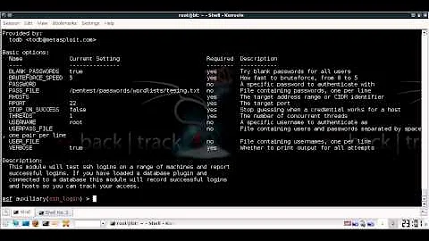 Brute Force SSH With Metasploit