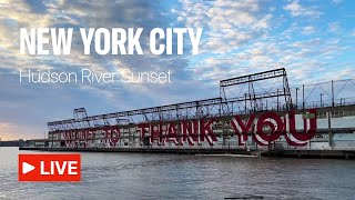 NYC Live - Hudson River Sunset Walk (Mar 22, 2023)