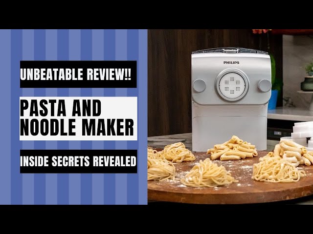 Philips Noodle Maker: Creative Recipes with Fast and Easy Homemade Noodles