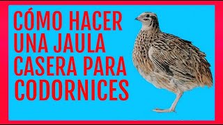 Cómo hacer una jaula para codornices