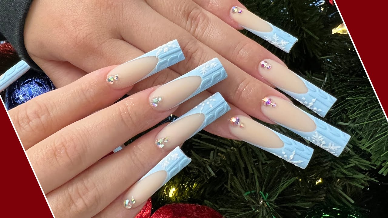 DIY Sweater Nail Art With Acrylic Powder YouTube DIY Sweater Nail Art With Acrylic Powder YouTube