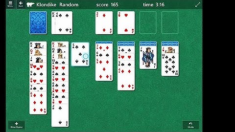 solitaire card game gameplay walkthrough Klondike version