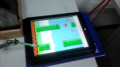 A strange way to play Flappy Bird