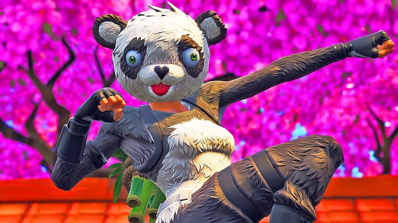 Fortnite Pink Panda Coloring Pages