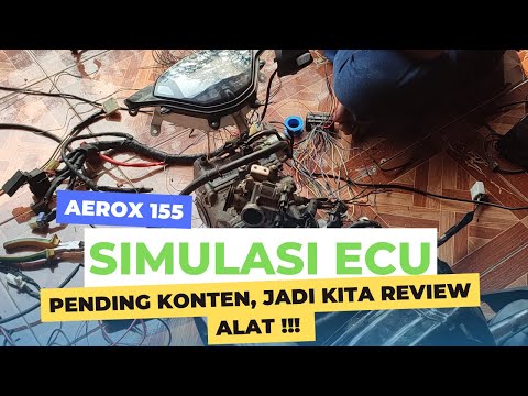 SIMULASI TES ECU || AEROX 155 || Semua parameter #atechspeedshop09