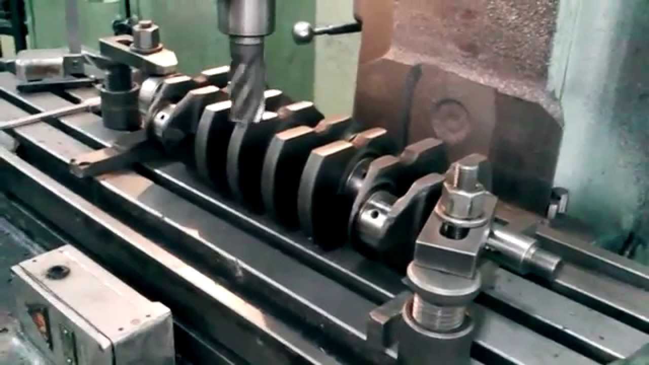 Облегчение коленвала ваз