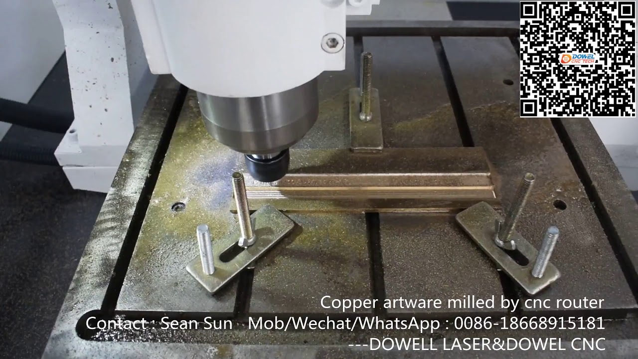 Copper artware made by precise cnc router machine - YouTube