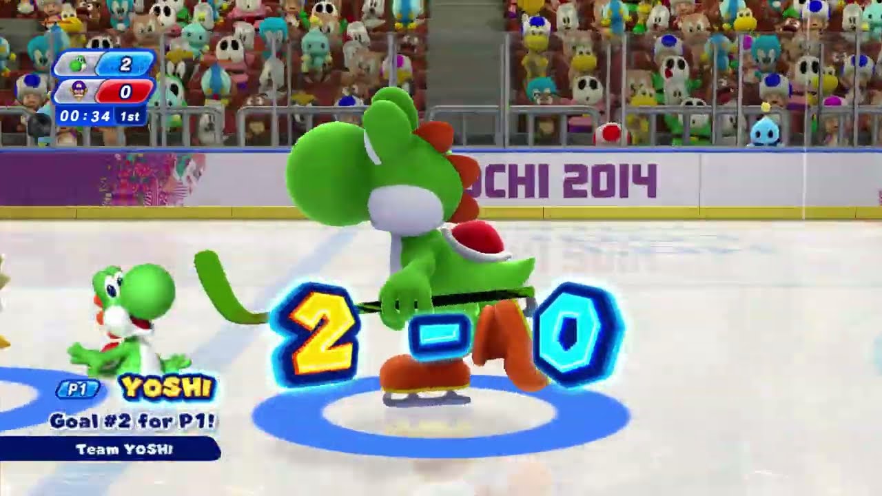 Mario & Sonic at the Sochi 2014 Olympic Winter Games - Ice Hockey 