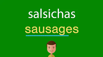 Como se diz salsicha em inglês?