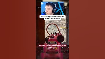 WHY YOU HAVE TO PLAY AGRESSIVE IN A 1v3 #warzone #warzoneranked #verdansk #callofduty #bo6 #cod