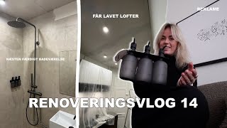 RENOVERINGSVLOG 14; får lavet lofter & indretter mere