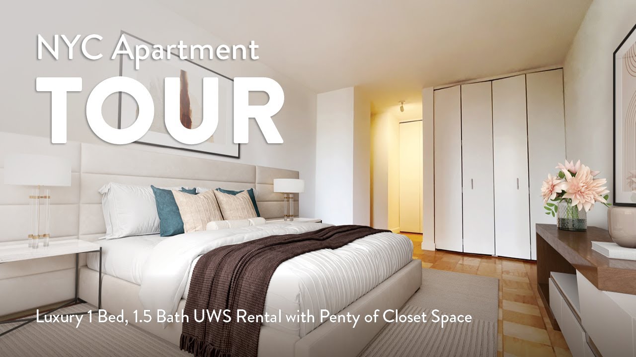 NYC Apartment Tour: Luxury 1 Bed, 1.5 Bath UWS Rental near Lincoln Center (The Regent, E-Line)