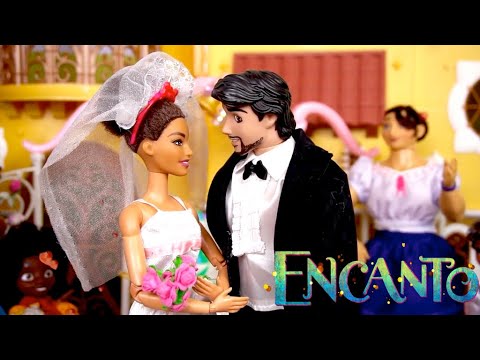 Historia de Disney Encanto Dolores y Mariano con Muñecas
