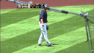 2013/04/07 Martinez's sliding catch