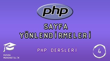 SAYFA YÖNLENDİRMELERİ // PHP DERSLERİ - 4