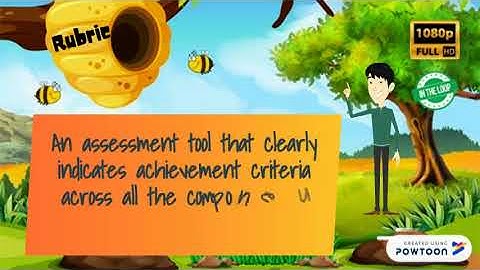 Authentic Assessment and Rubric - Powtoon