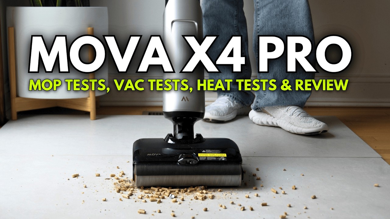 【最新強力】コードレス水拭き掃除機MOVA X4 Pro 世界的スマート家電メーカーの最新作｜熱水で頑固な汚れを徹底的に