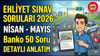 Ehliyet Sınav Soruları 2026 Nisan Çıkmış Sorular