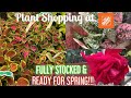 Plant Shopping at Home Depot || FULLY STOCKED || READY FOR SPRING!!!