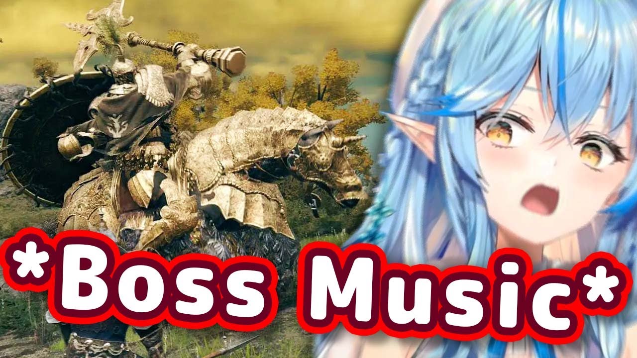 Chat Tricks Lamy Into Fighting "Tree Sentinel" Boss In Elden Ring 【ENG Sub/Hololive】