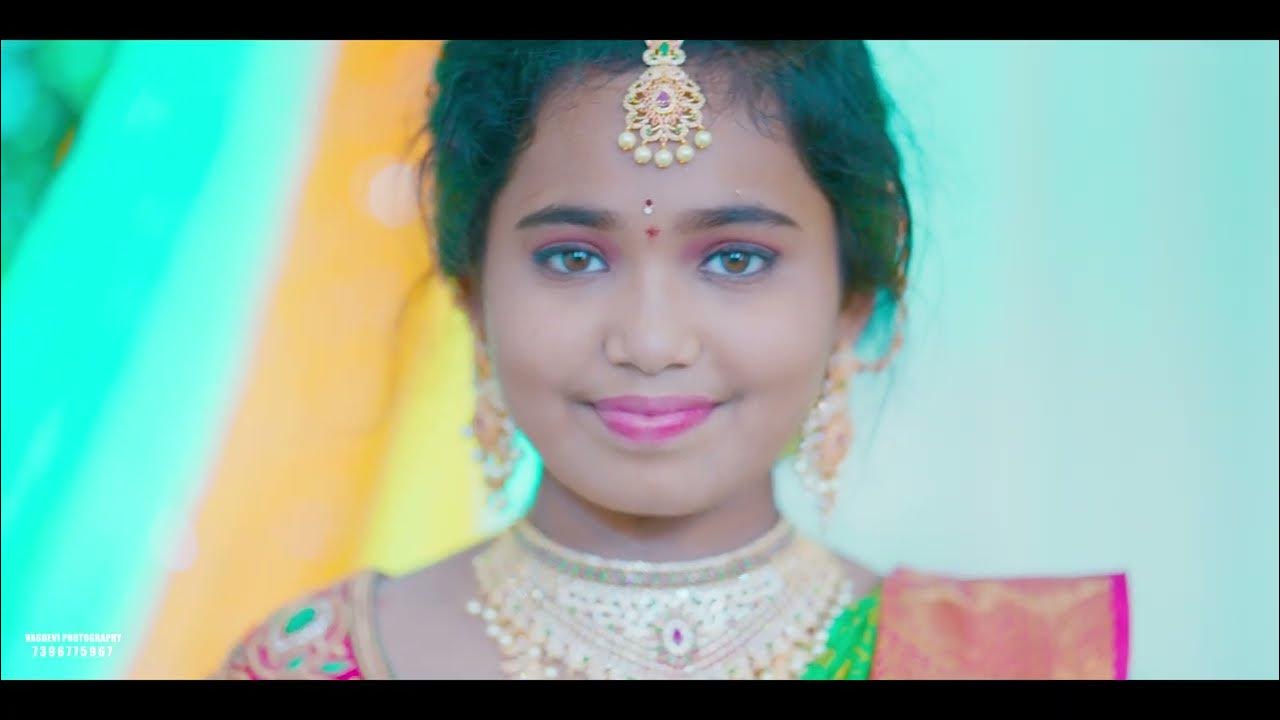 Jahnavi Srivishnu Half Sare Dhoti Function Telugu puberty Function jahnavi-srivishnu-half-sare-dhoti-function-telugu-puberty-function