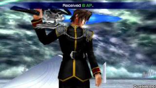 Dissidia Final Fantasy English Squall vs Garland 'No Damage Taken'